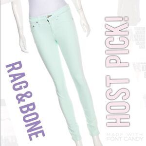 — Rag & Bone — Soft mid-rise skinny pants 27